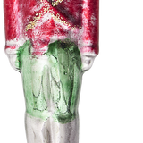 Nutcracker on Clip Christmas Ornament