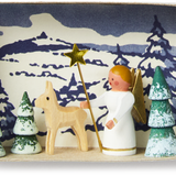 Matchbox Diorama, Angel with Deer
