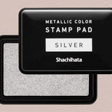 Pigment Oil Based Metallic Silver Ink Stamp Pad