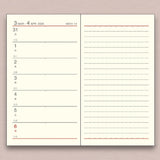 Black Leather 2025 Diary with Pencil