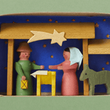 Matchbox Diorama, Nativity Scene with Donkey