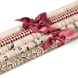 5 Wrapping Papers, Red and Black