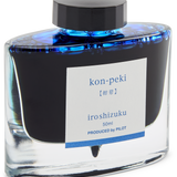 Pilot Iroshizuku Kon Peki Fountain Pen Ink Bottle, 50ml