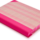 Extra-Thick "Composition Ledger" Chiyogami Notebook, Pink Stripe