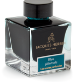 Herbin Fragranced Bleu Plénitude Fountain Pen Ink Bottle, 50ml