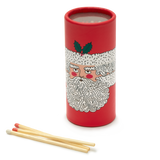 Father Christmas Cylinder Match Box