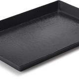 Urushi Paper Vide-Poche, Black Croc