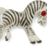 Nostalgic Flocked Pin Badge