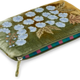 Anke Drechsel Small Silk Velvet Embroidered Pouch