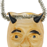 Krampus Lantern Glass Ornament