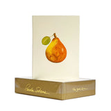 Engraved Pear Greeting Card