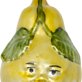 Pear Face Glass Ornament