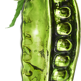 Peas in Pod Christmas Ornament