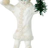 Snow Baby with Tree Spun Cotton Ornament