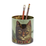 John Derian Desk Pencil Cup, Country Cat