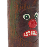 1930s Style Tree Stump Papier-Mâché Candy Box, Red Nose Stump