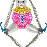 Harlequin Glass Ornament