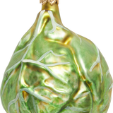 Brussels Sprout Glass Ornament