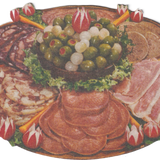 Coaster Foodie Postcard