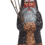Miniature Black and Copper Krampus Figurine