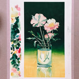 Saiun-do Kyoto Nihonga Mineral Pigment Set, Pink Peony