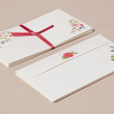 6 Embellished Summer Flower Envelopes